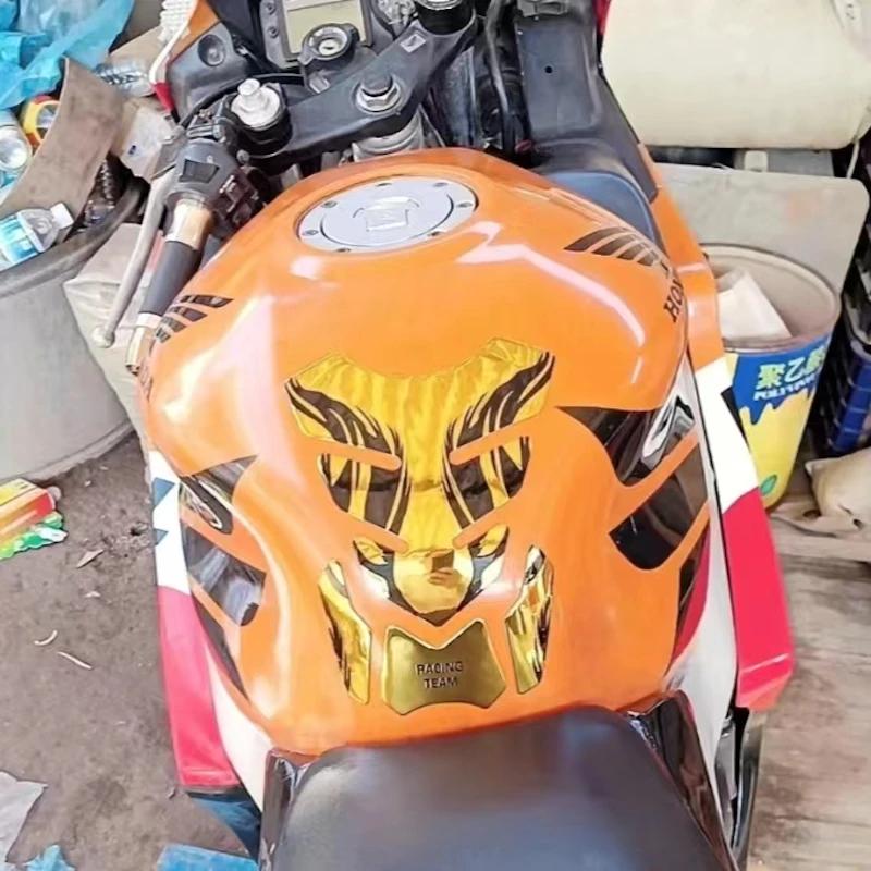 Univerzální samolepka na palivovou nádrž pro motocyklovou nádrž, podložka na rybí kost, chránič olejové nádrže, chránič motocyklové nádrže, dekorace