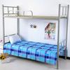 Velvet Single Bed Sheet & Double Quilt Cover for Dormitories in Simple Style