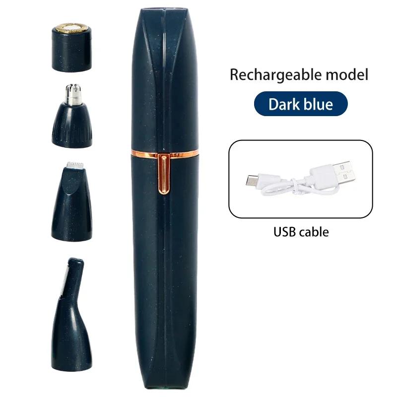 4 In 1 Electric Razor Shaver Lady Shaver Body Hair Removal Epilator Painless Cordless Trimmer Skin Care Tools Razor Gifts Women