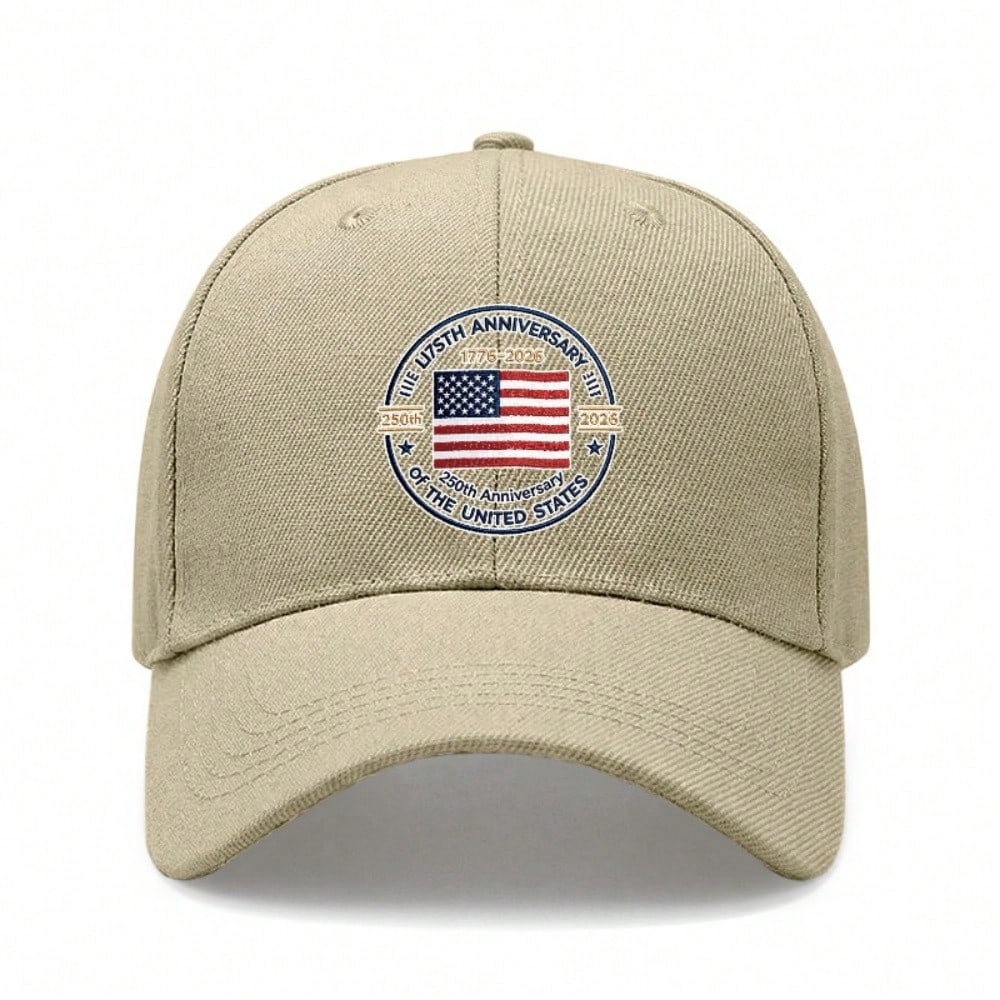 Black Baseball Cap - 250Th Anniversary USA Flag Print Adjustable Breathable Outdoor Sports Hat For Men Women Fation Baseball Cap