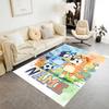 Bluey Soccer Adventure Personalized Text Floor Mat Perfect for Entryway Outdoor Playrooms Dining Room Antislip Carpet Decorate Offices