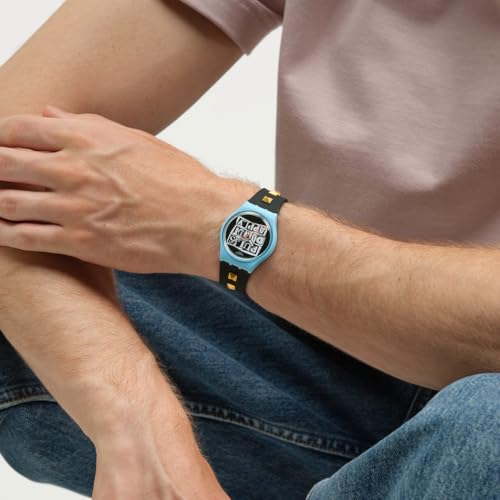 Swatch BROKEN RULES SO31L101 Watch, Black