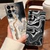 Sandstone Marble Pattern Phone Case For Samsung Galaxy S26 S25 S24 S23 Ultra S22 Plus S24 S21 FE S25 Edge Clear TPU Soft Cover