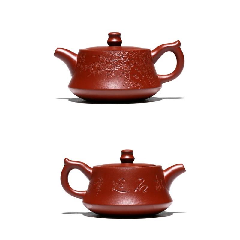 1PC 170ml Dahongpao Filter Teapot Purple Clay Tea Pot Custom Beauty Tea Infuser Traditional Zisha Tea Set