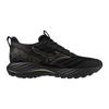 Mizuno Wave Rider GTX 2 Running Thick Black X 2E Gore-Tex Shoes, Jogging, Marathon, Training, Sports, Lightweight, Resilient, Sole, Gold, 27.0 Cm,