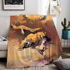 Cool Frank Frazetta Art Throw Lightweight 240g Flannel Blanket Soft Skin-friendly for Summer Cooling