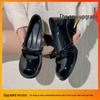 Fairy Style Black Mary Jane High Heels with Bow - Women's 2024 Fashion, All-Match, Comfortable Skirt Shoes