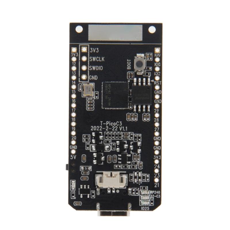 T-PicoC3  RP2040 WIFI -Compaitible Development Board ESP32-C3 LCD Support Tensorflow Lite