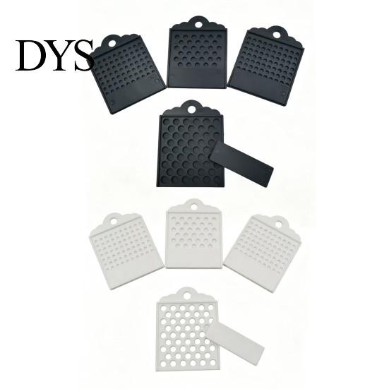 Bead Holder with Sliding Dividers 4Pcs Counting Tray for Jewelry Making Plastic Sorting Board Creative Organizer On The Go 3/4/6/8mm Beads Divider