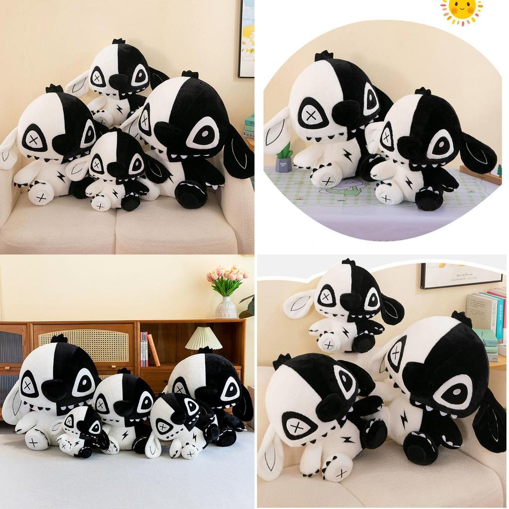 Adorable Dark Ghost Plush Pillow Toy Perfect For Children As A Trendy Gift