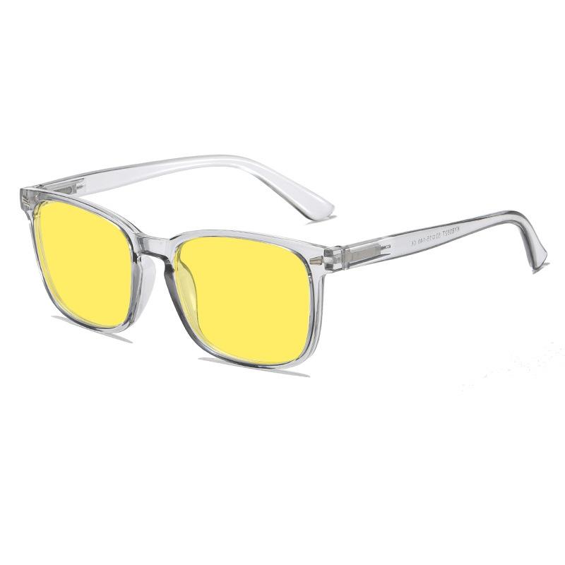 Trendy Retro Night Vision Glasses for Men Women Fashion Blue Light Blocking Sunglasses Unisex Outdoor UV Protection Sunglasses