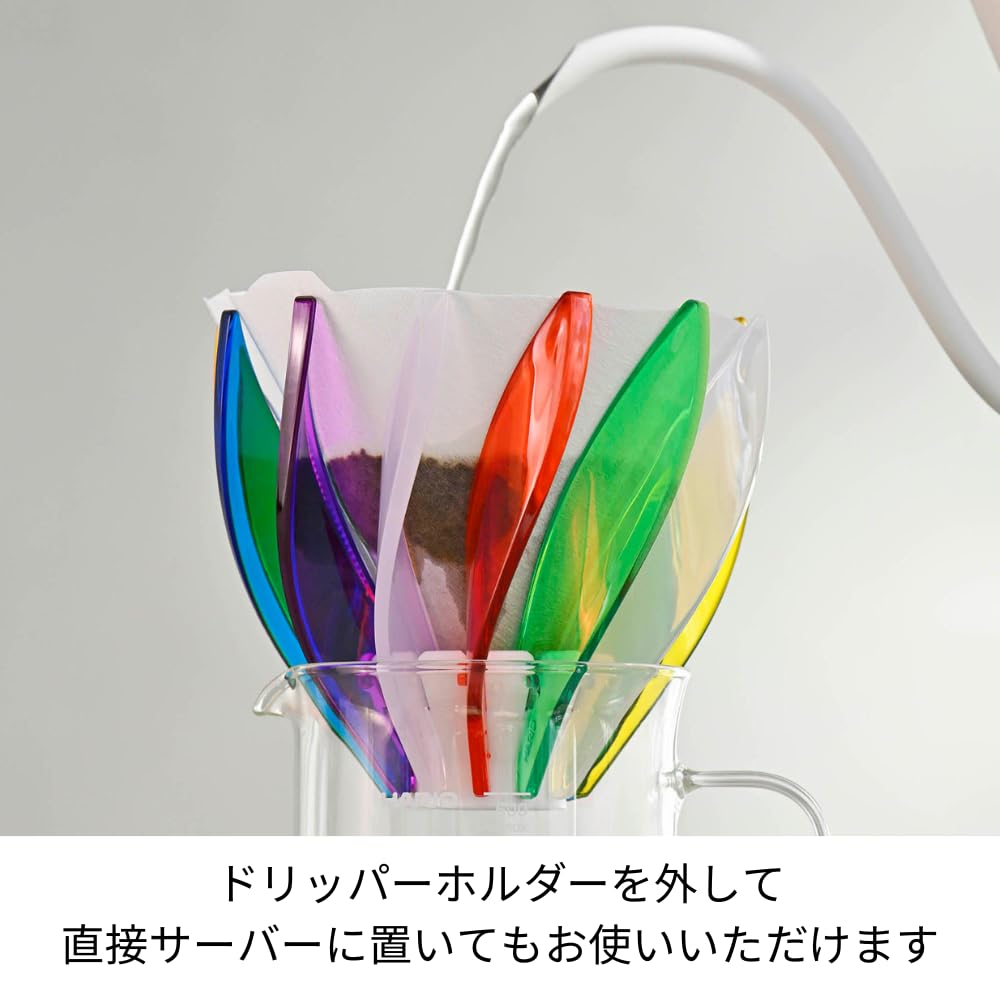 Hario V60 Dripper SUIREN 02 Rainbow Cups Coffee Hand Drip Rainbow Colorful 1~4 VDSU-02-NJ