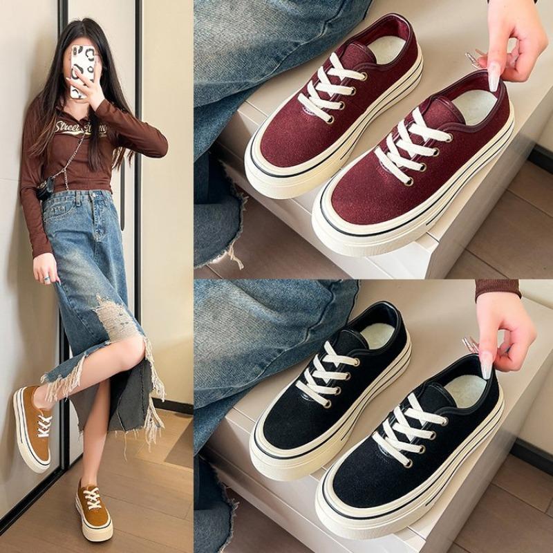 Fashion Hot Sale 2025 Spring New Flats Shoes Casual Vulcanized Sneakers Fashion Woman Breathable Shoes for Women Platform Designer Shoes