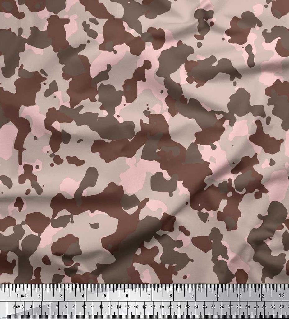 Soimoi Japanischer Krepp-Satin-Stoff, zweifarbig, mit grauem