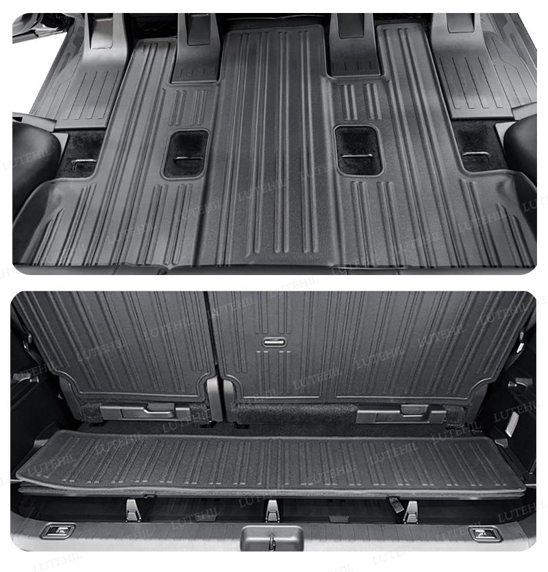 LUTEHIL For Toyota Sequoia 2025 2025 2025 All-Weather TPE Floor Mat Trunk Mat Carpet Cover Auto Interior Protector Accessories