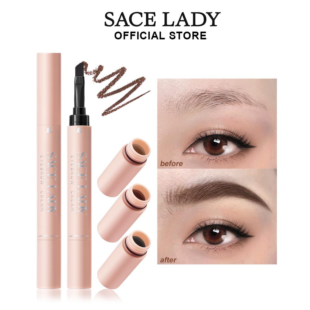 

SACE LADY крем для бровей водостойкий долговечный гель для татуажа бровей с кисточкой 2 в 1 пигментированный карандаш для бровей макияж глаз