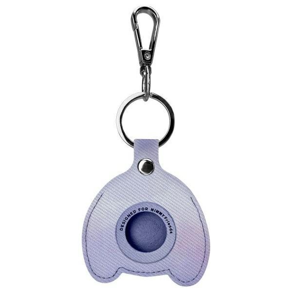 Nimmy Zestaw 3W1 Torebka Na Telefon +    Portfel + Etui Na Lokalizator Fioletowy/Purple Big Eyed Pet 2.0 Rabbit