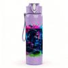 1PC Colorful PC Gaming Setup Art 750ml Color Plastic Sports Water Bottle Leakproof Flip Straw Lid Suitable for Sports Office Home Use