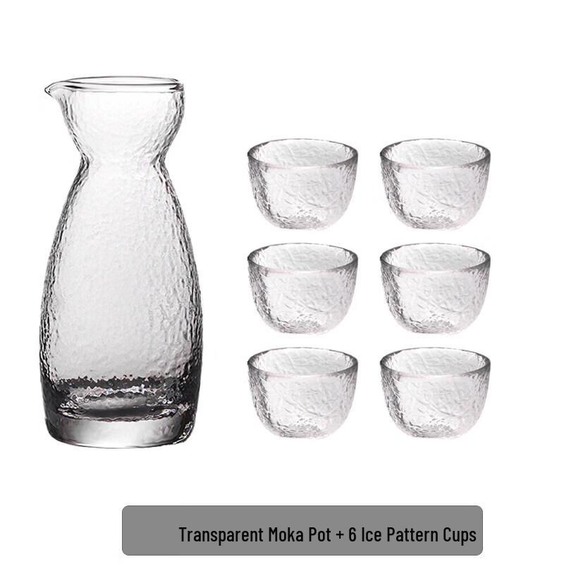 Qiwei Japanese Handmade Hammered Glass Sake Cup