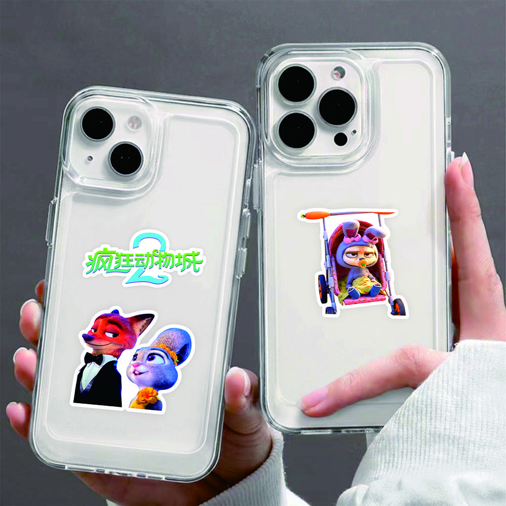 86PCS Cartoon Zootopia 2 Stickers Graffiti DIY Phone Skateboard Laptop Luggage Bike PVC Waterproof Decals Kid Toy