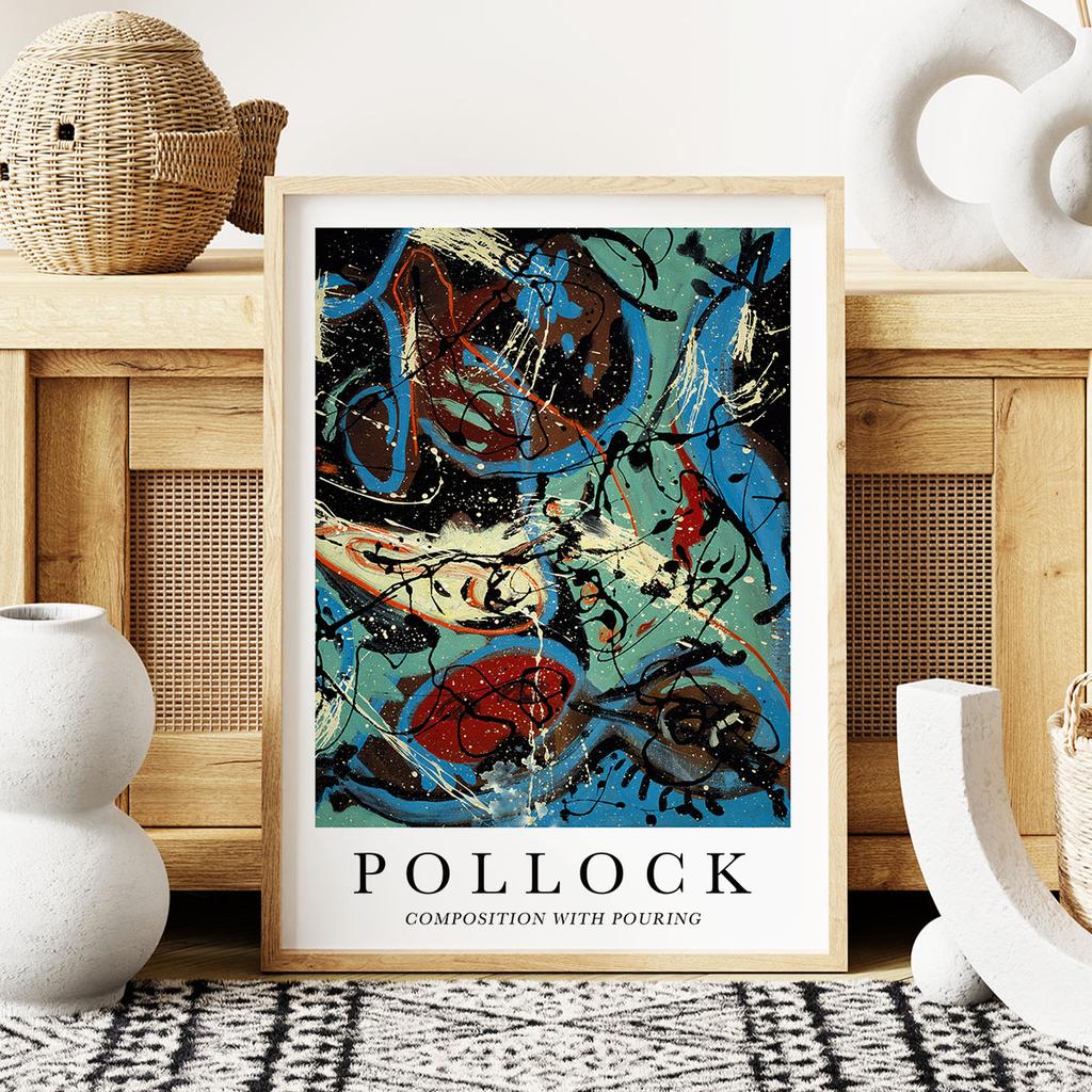 Poster Abstractions Paintings Pollock