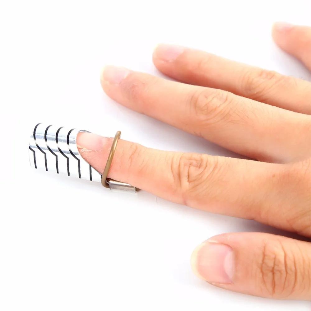 10 Pcs Reusable Nail Extension Forms for UV Gel Polish Guide Builder Tools Kit Acrylic French Tips Manicure