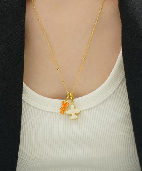 Bonbeau Kitsch Color Airplane Pendant