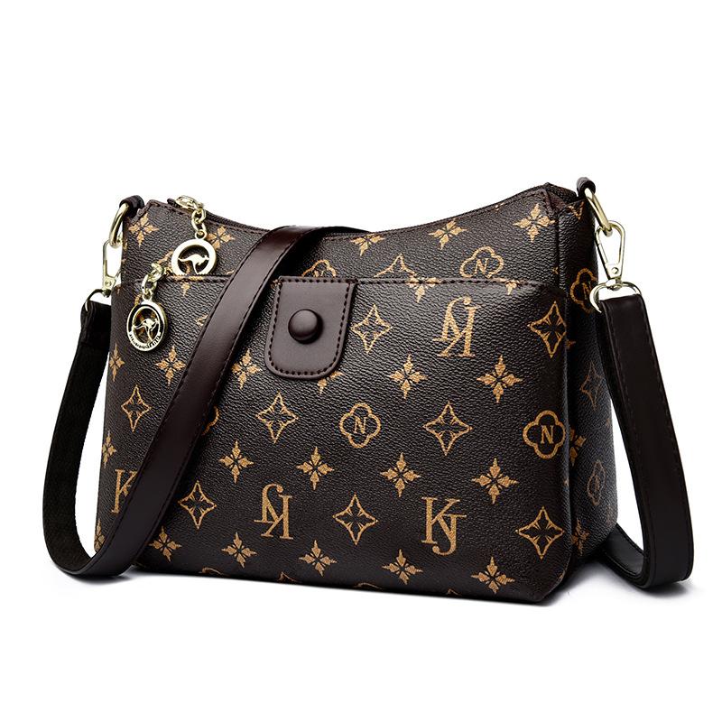 Jednoramenná taška, Dámská lehká retro crossbody taška, Elegantní dámská taška, Všestranná kabelka