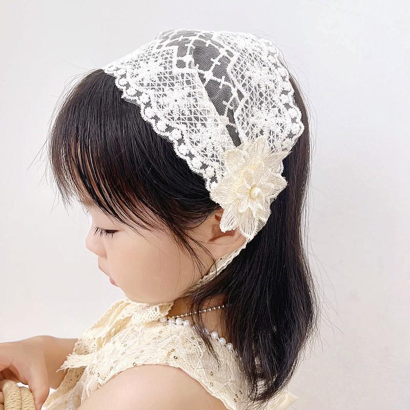French Retro Princess Lace Pearl Lolita Headband & Hair Accessories