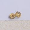 50Pcs Diy Jewellery Making Supplies Gold Plated Brass Flat Spacer Beads For Bracelet Making Jewelry Fittings