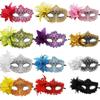 Venezianische Maske, Halloween-Augenmaske, seitliche Blume, Rose, Spitze, sexy Maske, Maskerade, Party-Dekoration, Tanz, Karneval, Kostüm, Spiel-Requisiten