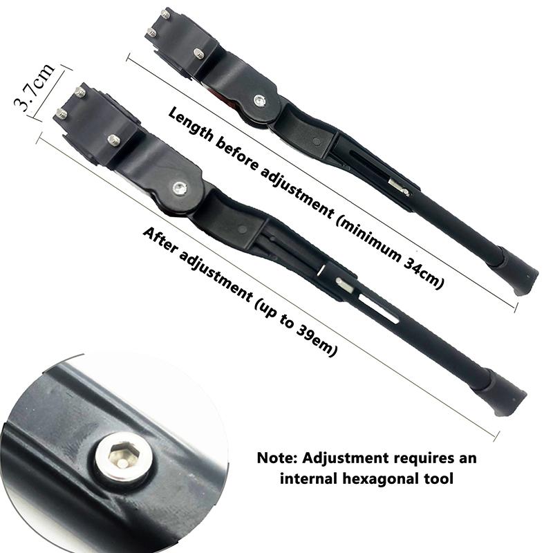 Adjustable Bicycle Kickstand Parking Rack Bicycle Side Support Kickstand For 22 24 26 Inch Mountain Bike
