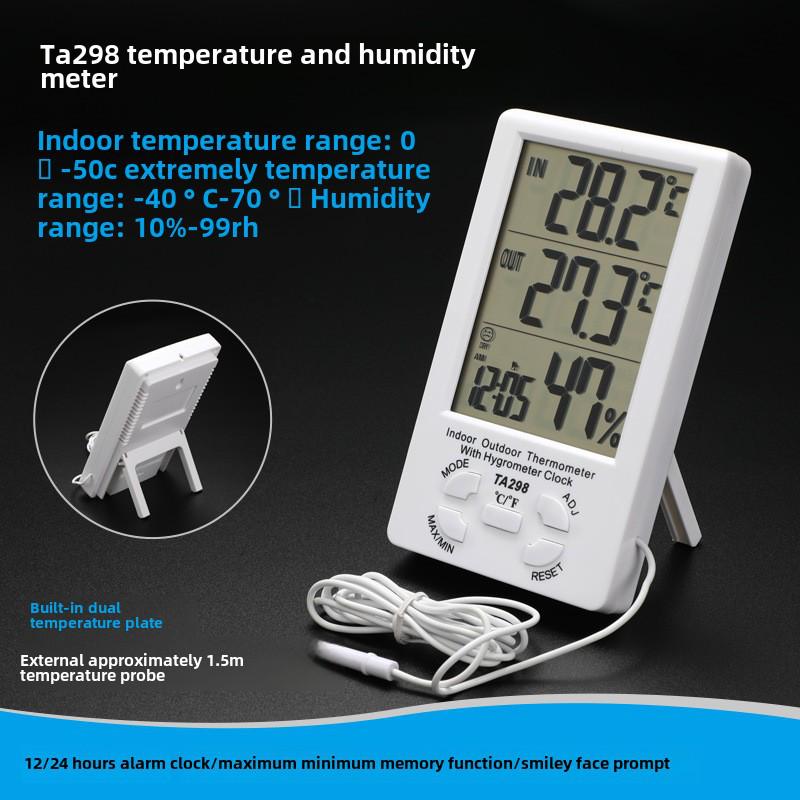 Digitales Indoor-Thermometer & Hygrometer mit hochpräzisem Großdisplay