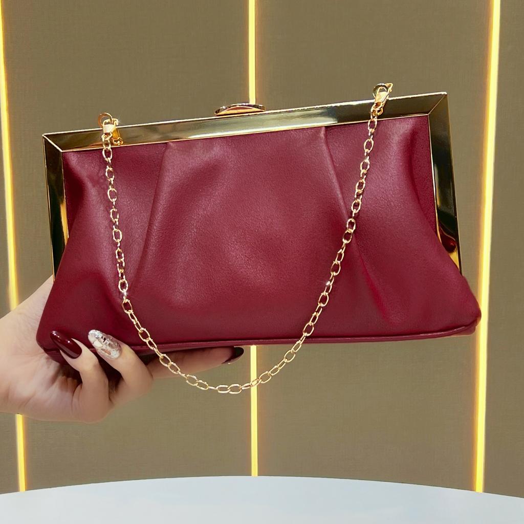 Borsa a mano, Borsa da portare a mano, Borsa con tracolla a catena, Pochette da sera da donna, Borsa da sera, Borsa a tracolla