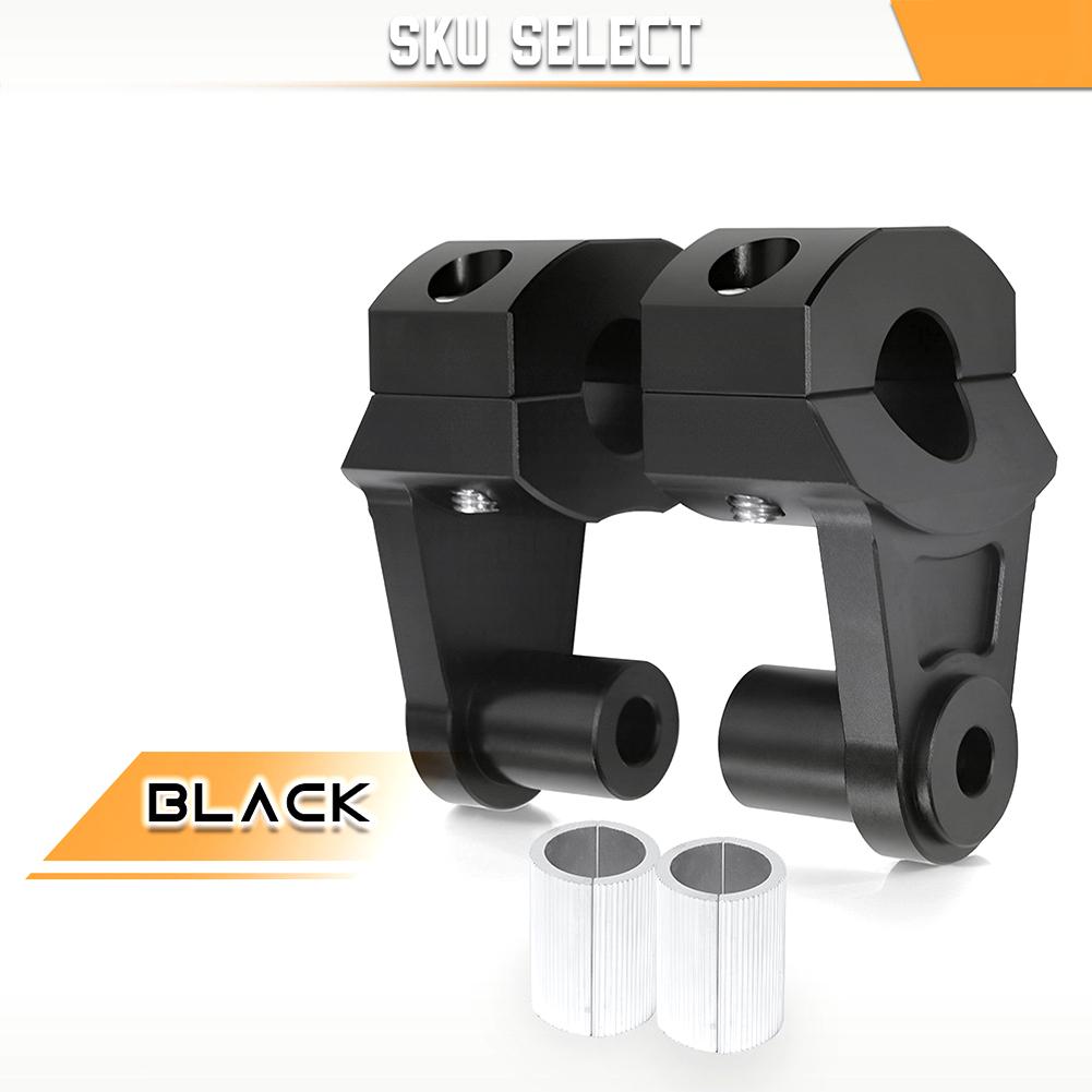 

Мотоциклетные хомуты для руля, поднятые из цинкового сплава, подъемы руля, совместимые с рулями 22 мм 7/8 и 28 мм 1 1/8 чёрный