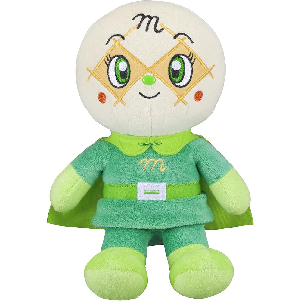 SEGA FAVE Anpanman Fuwarin Smile Plush Toy S Plus Melonpanna Chan 20cm