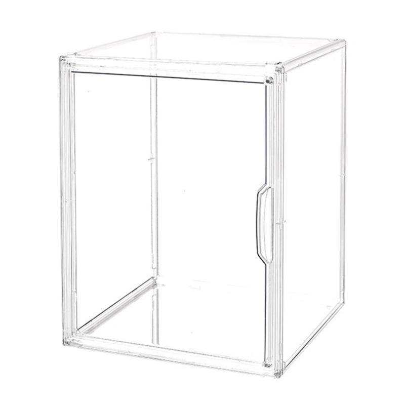 Clear Toy Organizers Showcases Box Dustproof Spacious Interior for Model Collections Home Decoration Display Shelf
