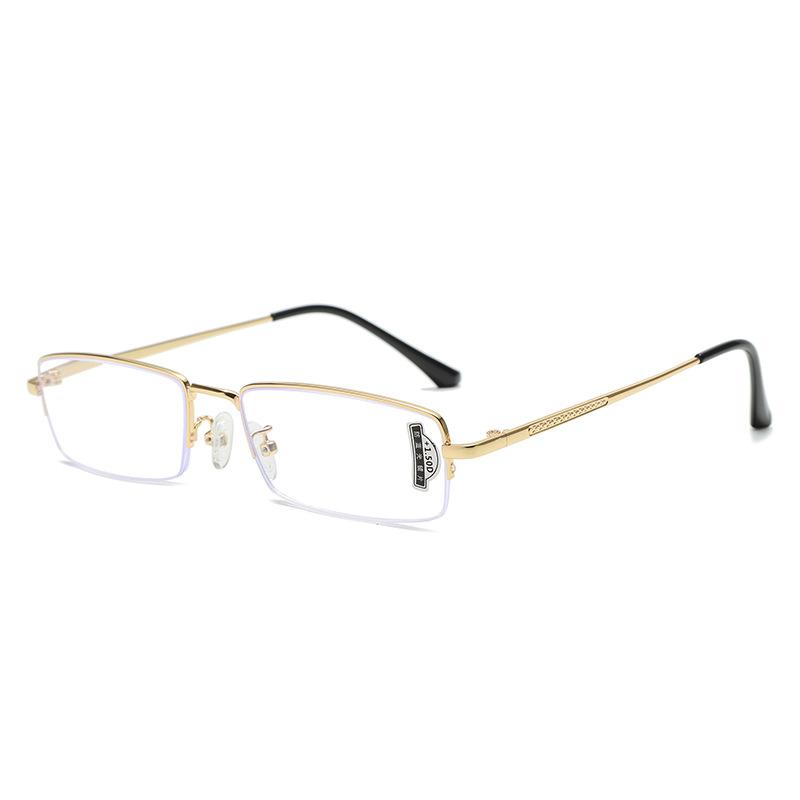 

Металлические полуоправы Anti-Blue Мужские очки для чтения Простые очки для чтения Женские сверхлегкие очки для чтения для пожилых людей 250