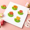 Flower Shape Clay Cutter Leaf 5-petal Flowers Polymer Clay Cutters Mold for Earring Jewellery Making Cake Cupcake Decorations