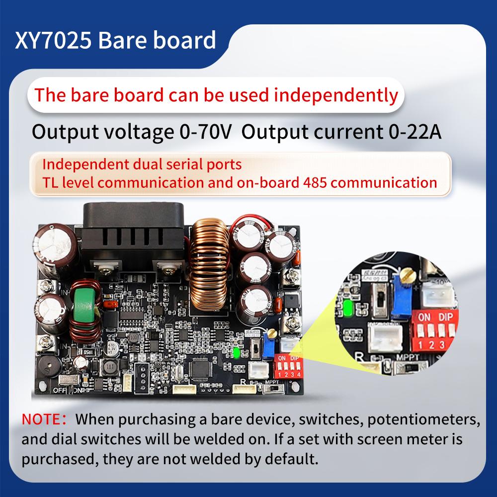 XY7025S 1750W 25A CNC BUCK DC Power Supply  Adjustable CV CC CW Step-Down Converter MPPT Charging 12-85V To 0-70V WIFI 485 IR