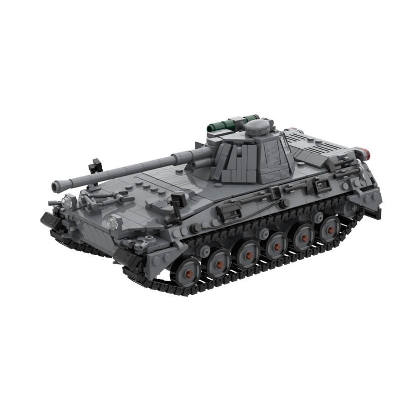 Cold War Era West German Tank Model - Small Building Blocks