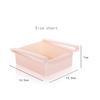 2Pcs Durable ABS Storage Rack Sliding Kitchen Refrigerator Fridge Shelf Holder Storage Box Home Supplies