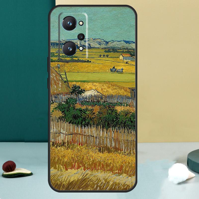 Van Gogh Ölgemälde Hülle für Realme GT 6T 5 6 GT 7 Pro C67 C75 C61 C55 C53 C51 C21Y C25S 10 11 12 13 14 Pro Plus
