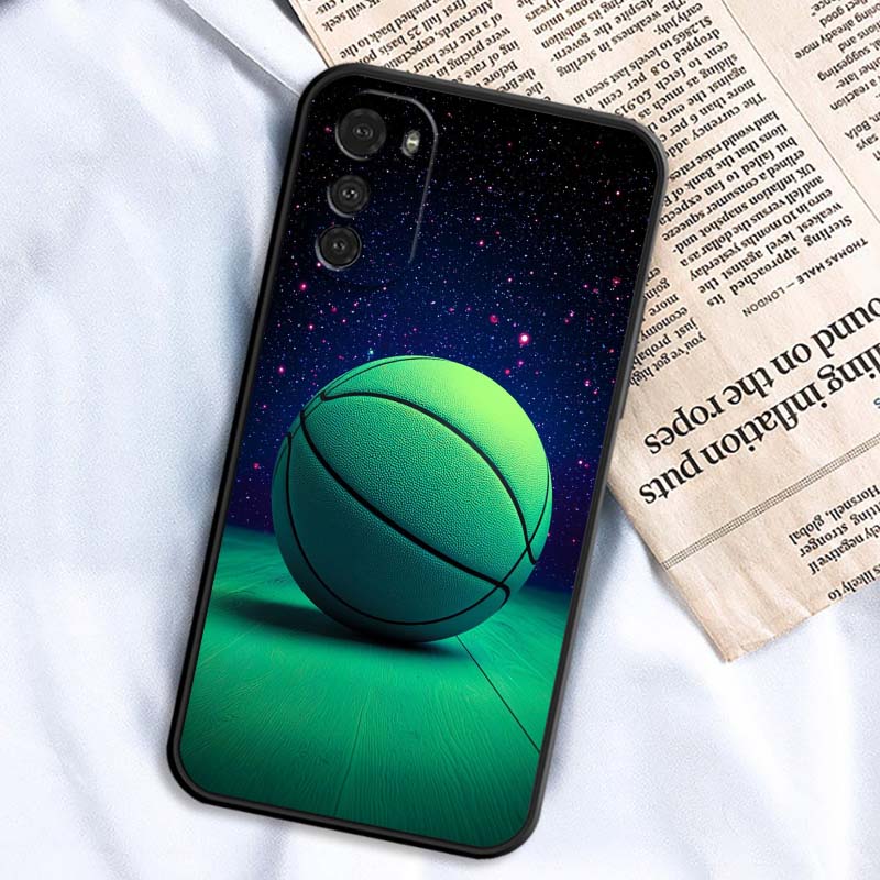 Sports basketball cool Phone Case For Motorola G85 Edge 50 G24 G35 G14 G04 40 G72 G34 G G54 G13 G32 5G Black