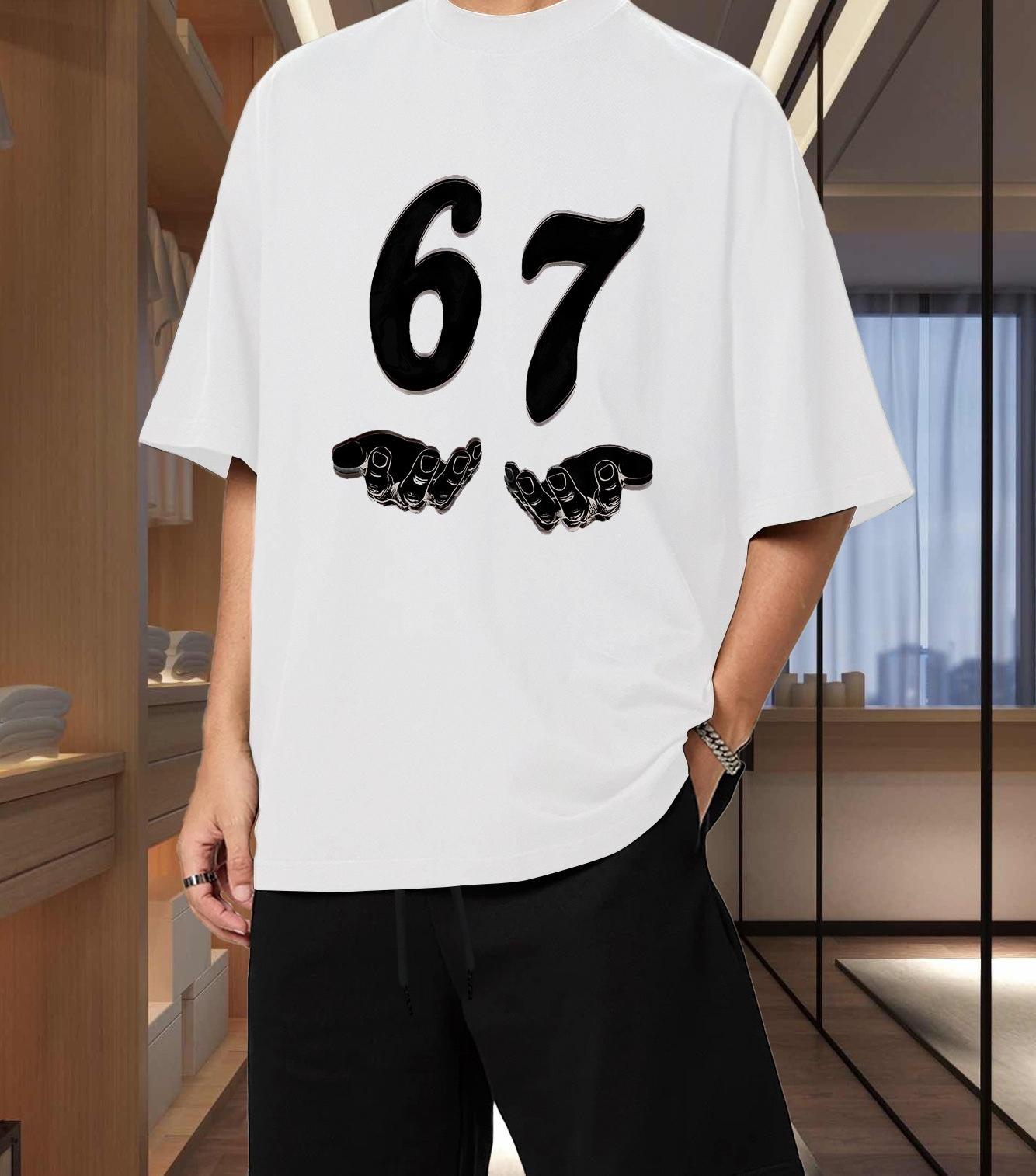 Casual Printed Short Sleeve Outfit , Stylish & Loose, Perfect for Weekend Outings XXL синий