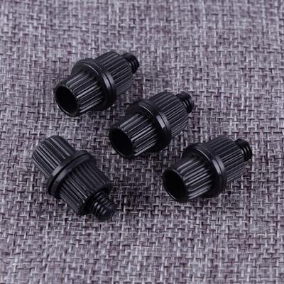 4 Stück Schwarzer Nylon-Motorrad-Kennzeichenhalter Befestigungsschrauben Bolzen Rostbeständigkeit