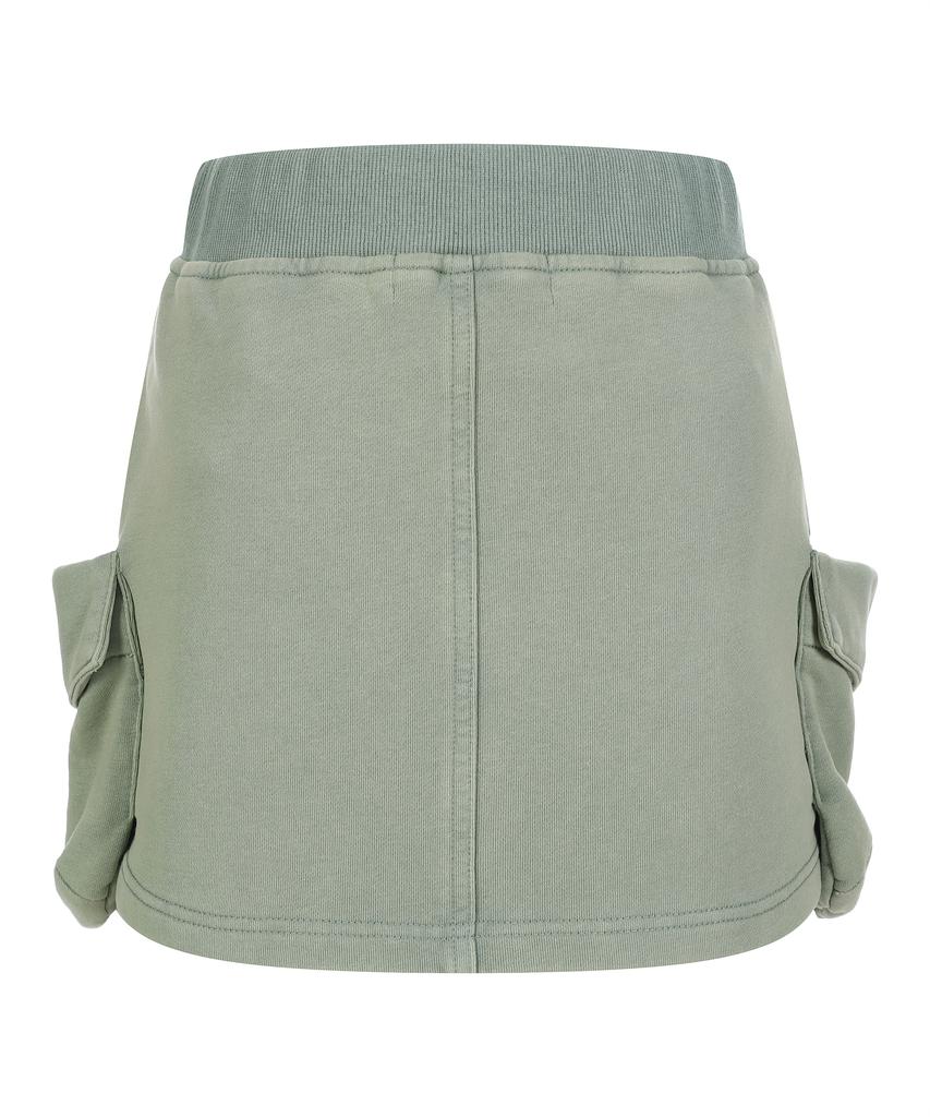 Lara Fox Pocket Sweat Skirt Khaki Bq4Cs001
