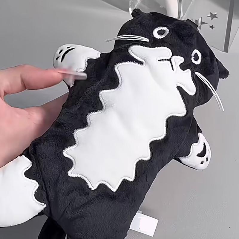 Plush Pen Case Cow Cat Stationery Storage Bag Cute Neutral Korean Stationery Kawaii Bag Pencil Pouch Pencil Cases Back To School