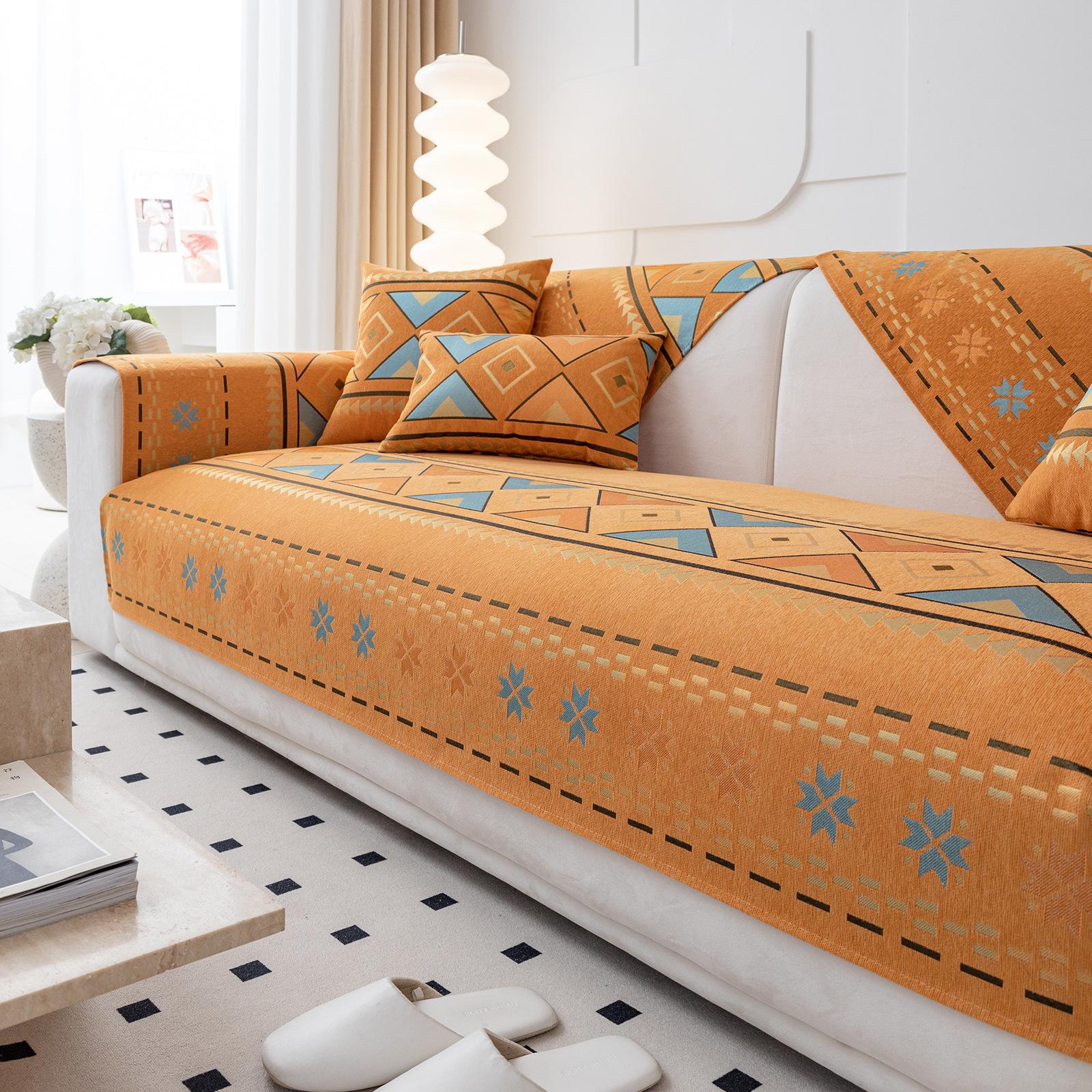 

Всесезонные универсальные диванные подушки, доступная роскошь, нескользящий диван от ветра, подушки с полным покрытием, спинка дивана, подлокотники, перчатки 30x50 pillowcase1pc