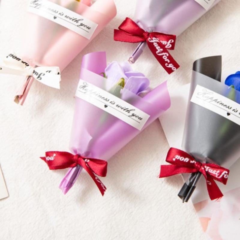 Hand Gift Mini Full Star Dried Flower Bouquet Gift Set with Small Gift Bouquet Soap Flower Eternity Bouquet